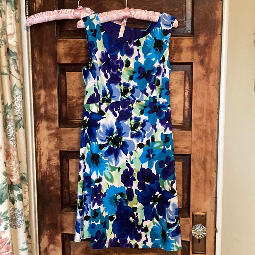 Blue Floral Dress